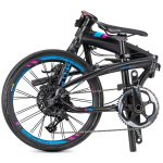 Tern Verge X11 - 20 Inches Folding Bike - 2023 - satin black/blue/magenta - Image 3