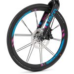 Tern Verge X11 - 20 Inches Folding Bike - 2023 - satin black/blue/magenta - Image 4