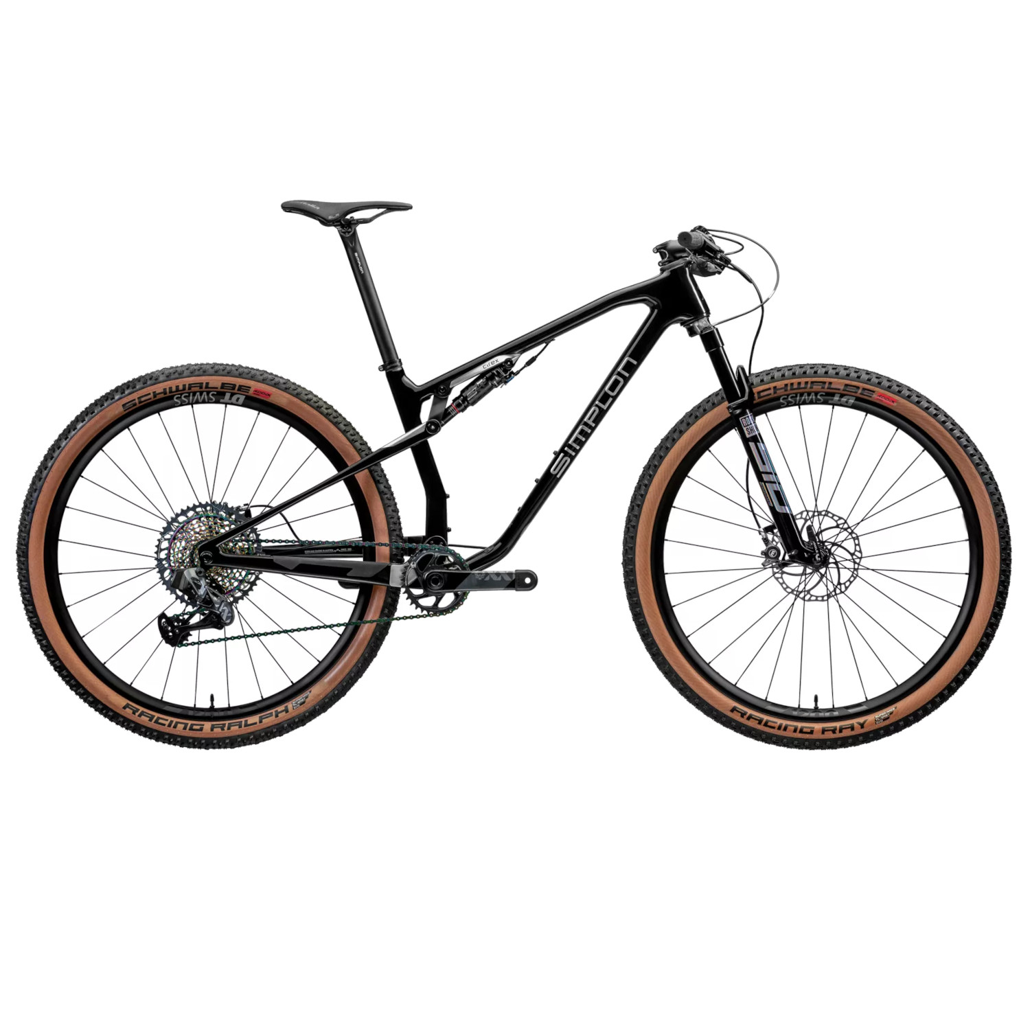 2022-mtb-cirex-sl-black-glossy-silver-glossy-1354884.jpg Simplon CIREX SL - XT-12 - 29" Carbon Mountain Bike - 2023 - black glossy / silver glossy - Image 1