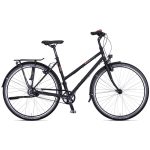 vsf fahrradmanufaktur T-300 Alfine - Women City Bike with Belt Drive - 2023 - ebony matt