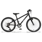 KUbikes 20L MTB 8-Speed Kids Bike - black