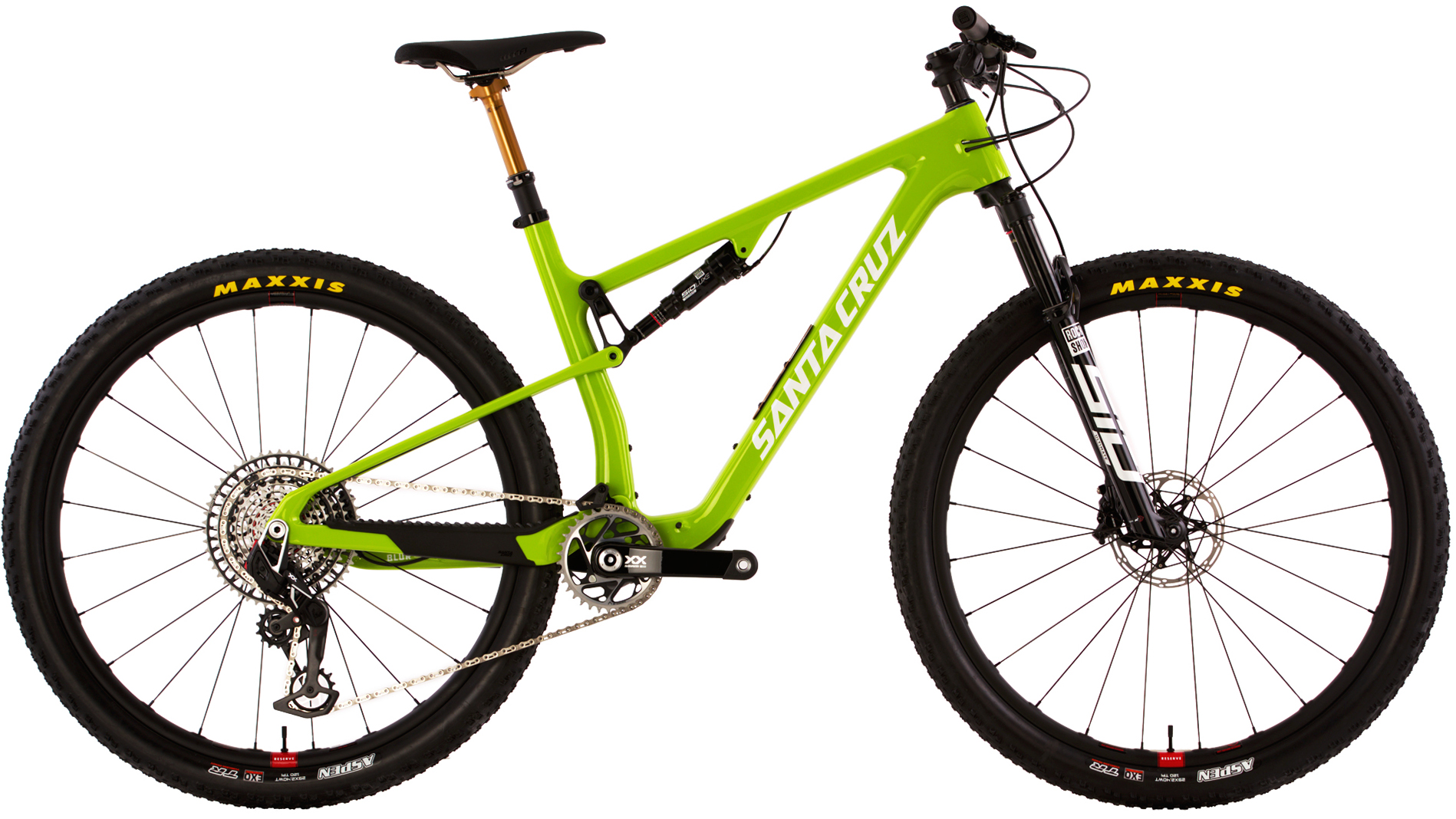 37149-en-bi003915-gloss-spring-green.jpg Santa Cruz Blur 4 Cc Xx Axs Rsv Bike - Image 1