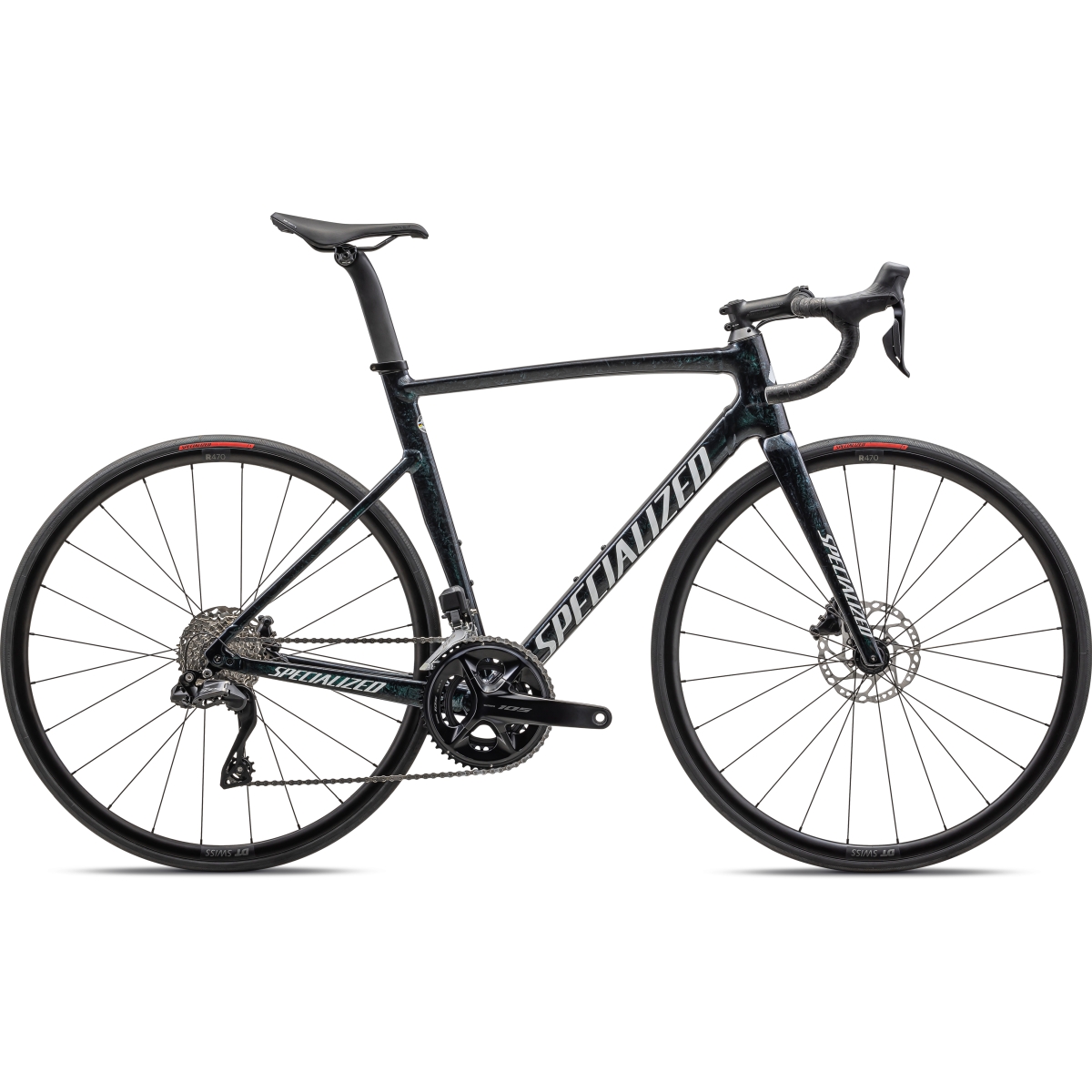90023-70-allez-sprint-ltd-spctflr-grnt-metwhtsil-06-1630566.jpg Specialized ALLEZ SPRINT LTD - Road Bike - 2024 - gloss spectraflair granite over black / metallic white silver - Image 1
