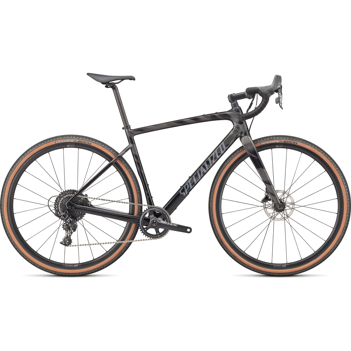 95422-62-diverge-sport-carbon-smk-blk-hero-1093836.jpg Specialized DIVERGE SPORT - Apex - Carbon Gravelbike - 2022 - gloss smoke / black / chrome / wild - Image 1