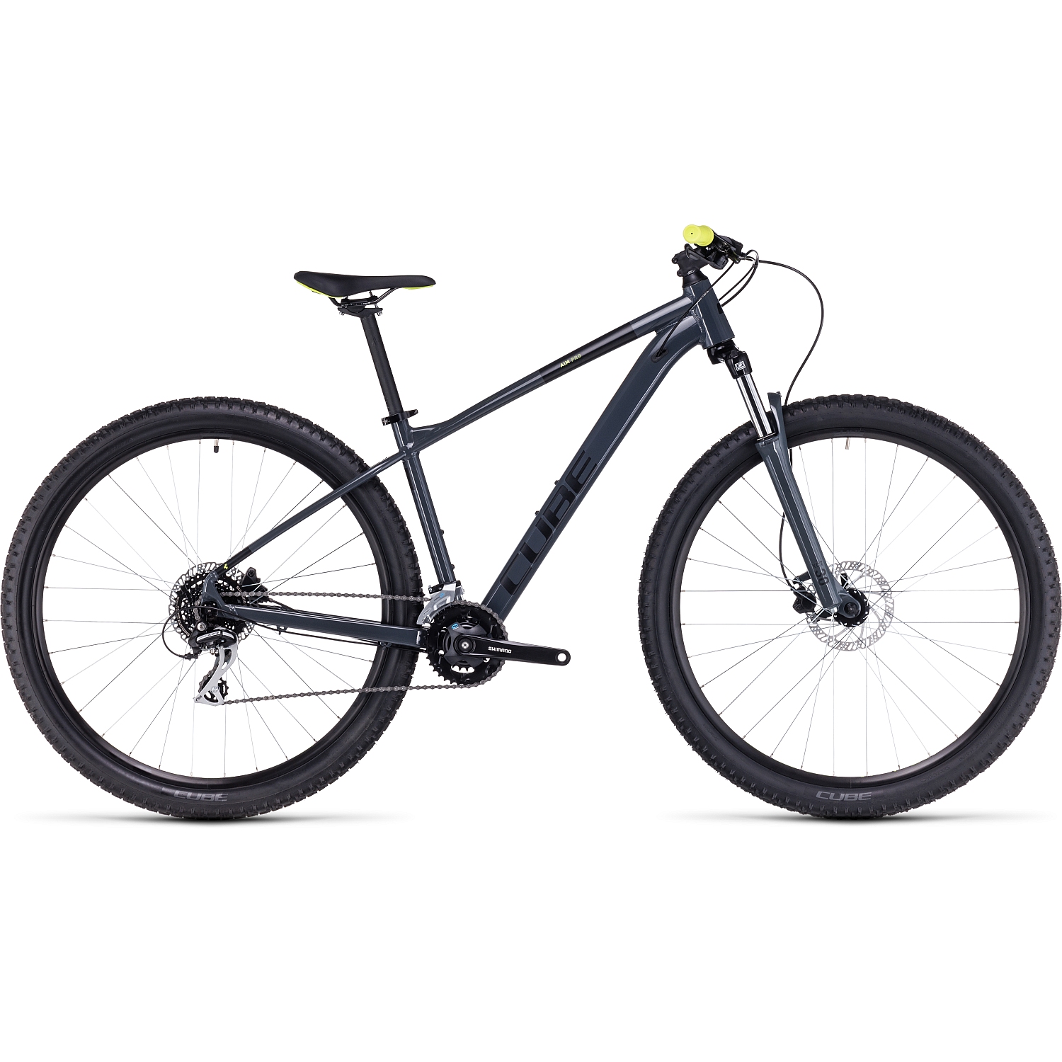 aim-pro-grey-flashyellow-1359998.jpg CUBE AIM Pro - Mountainbike - 2023 - grey / flashyellow A00 - Image 1