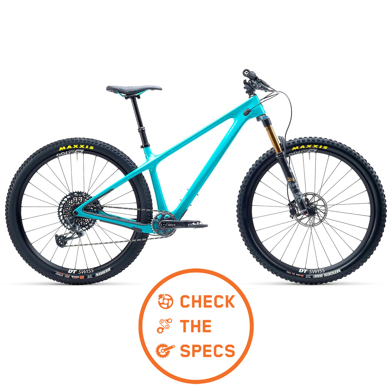 arc-t2-turquise-1105179-1311147.jpg Yeti Cycles ARC - T2 29" Carbon Mountainbike - 2022 - Turquoise A02 - Image 1