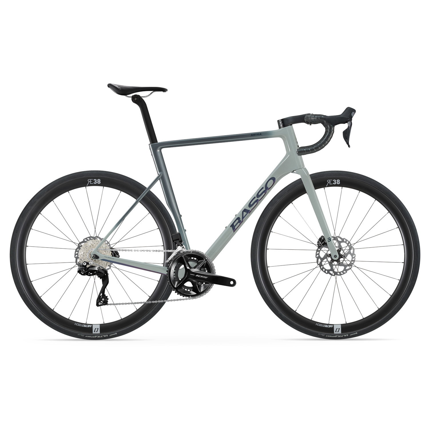 astra-grey-asphalt-1-1427663.jpg Basso ASTRA - 105 Di2 - Carbon Road Bike - 2023 - Gray Asphalt - Image 1