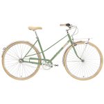 Creme Cycles CAFERACER Lady Uno - Women Citybike - 2023 - olive green