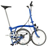 Brompton C Line Explore - 6-Speed - High Bar - Telescopic Seatpost - Dynamo - 16" Folding Bike - 2022 - picadilly blue matt - Image 2
