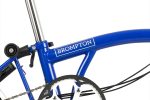 Brompton C Line Explore - 6-Speed - High Bar - Telescopic Seatpost - Dynamo - 16" Folding Bike - 2022 - picadilly blue matt - Image 5