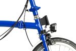 Brompton C Line Explore - 6-Speed - High Bar - Telescopic Seatpost - Dynamo - 16" Folding Bike - 2022 - picadilly blue matt - Image 6