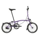 Brompton C Line Explore - 6-Speed - High Bar - Telescopic Seatpost - Rear Rack & Dynamo - 16" Folding Bike - 2024 - Pop Lilac - Image 2