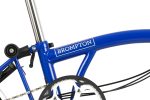 Brompton C Line Utility - 3-Speed - High Bar - Extended Seatpost - 16" Folding Bike - 2022 - picadilly blue matt - Image 5