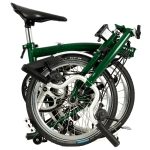 Brompton C Line Utility - 3-Speed - High Bar - Extended Seatpost - Dynamo - 16" Folding Bike - 2022 - racing green matt - Image 3