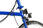 Brompton C Line Utility - 3-Speed - Low Bar - Standard Seatpost - Dynamo - 16" Folding Bike - 2022 - picadilly blue matt - Image 6