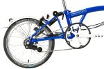 Brompton C Line Utility - 3-Speed - Low Bar - Standard Seatpost - Dynamo - 16" Folding Bike - 2022 - picadilly blue matt - Image 4