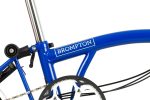 Brompton C Line Utility - 3-Speed - Low Bar - Standard Seatpost - Dynamo - 16" Folding Bike - 2022 - picadilly blue matt - Image 5