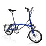 Brompton C Line Explore - 6-Speed - Mid Bar - Standard Seatpost - Dynamo - 16" Folding Bike - 2022 - picadilly blue matt