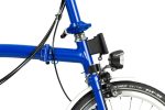 Brompton C Line Utility - 3-Speed - Mid Bar - Standard Seatpost - Dynamo - 16" Folding Bike - 2022 - picadilly blue matt - Image 6
