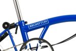 Brompton C Line Utility - 3-Speed - Mid Bar - Standard Seatpost - Dynamo - 16" Folding Bike - 2022 - picadilly blue matt - Image 5