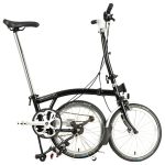 Brompton C Line Utility - 3-Speed - High Bar - Telescopic Seatpost - 16" Folding Bike - 2022 - black matt - Image 2