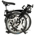 Brompton C Line Utility - 3-Speed - High Bar - Telescopic Seatpost - 16" Folding Bike - 2022 - black matt - Image 3