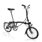 Brompton C Line Utility - 3-Speed - High Bar - Telescopic Seatpost - Dynamo - 16" Folding Bike - 2022 - black matt