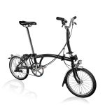 Brompton C Line Utility - 3-Speed - Mid Bar - Standard Seatpost - Dynamo - 16" Folding Bike - 2022 - black matt