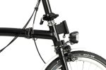 Brompton C Line Utility - 3-Speed - Mid Bar - Standard Seatpost - Dynamo - 16" Folding Bike - 2022 - black matt - Image 6