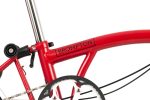 Brompton C Line Utility - 3-Speed - Low Bar - Standard Seatpost - Dynamo - 16" Folding Bike - 2022 - house red matt - Image 5
