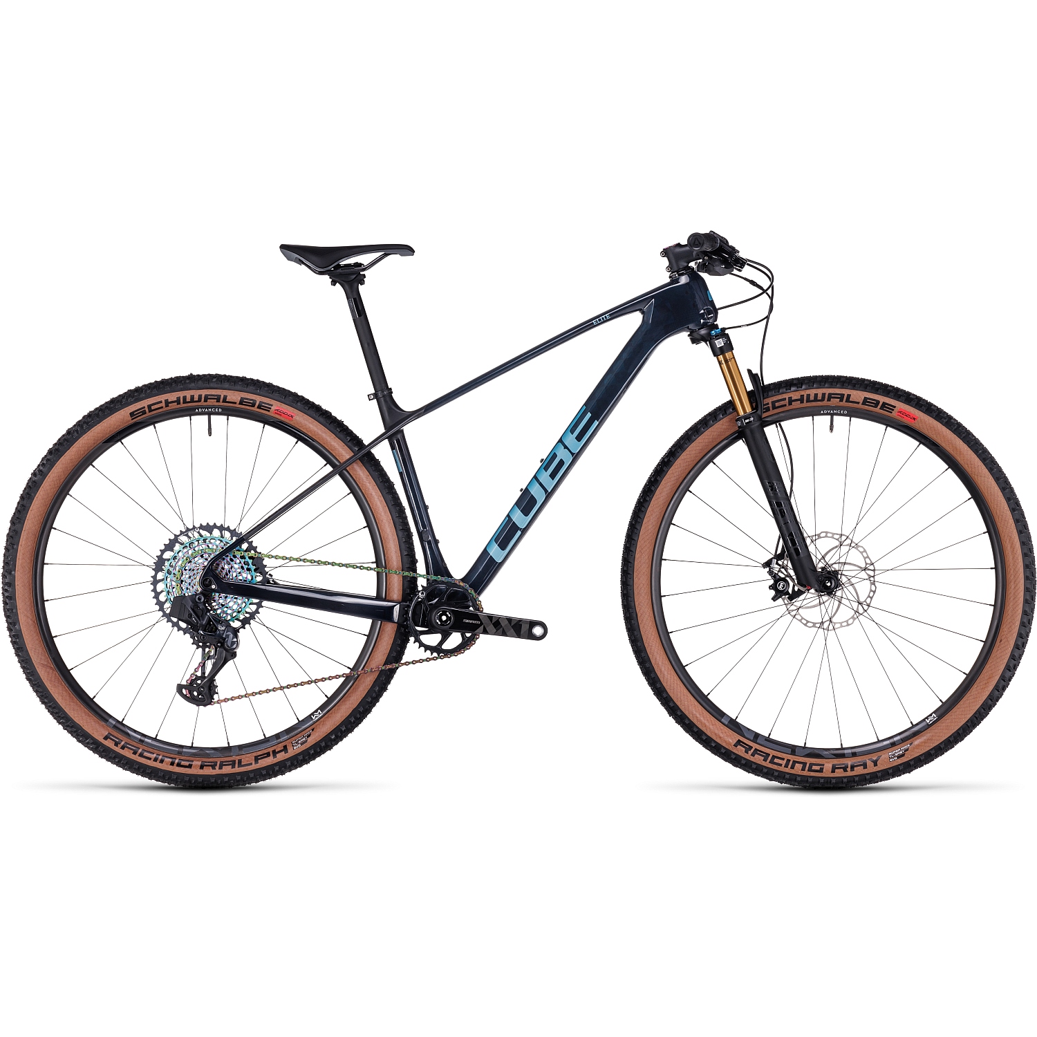 elite-c68x-slt-liquidblue-blue-1394477.jpg CUBE ELITE C:68X SLT - 29" Carbon Mountainbike - 2023 - liquidblue / blue - Image 1