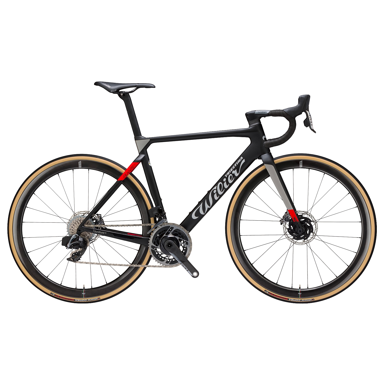 filante-slr-ultegra-di2-slr42-black-red-matt-1310446.jpg Wilier FILANTE SLR - Ultegra Di2 - SLR42 - Carbon Roadbike - 2023 - black red matt - Image 1