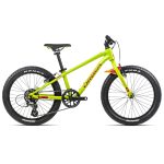 Orbea MX 20 DIRT - 20" Kids Bike - 2023 - Lime Green - Red (gloss)