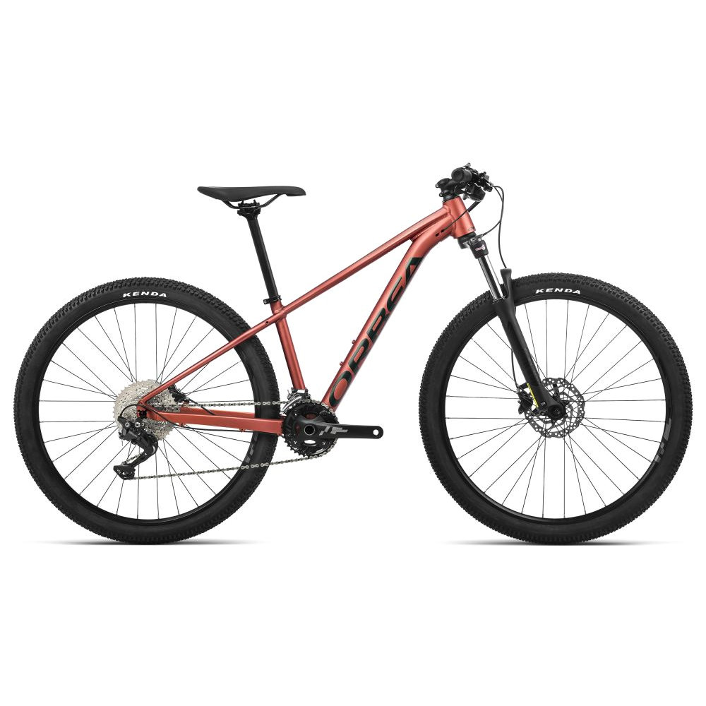 CREATOR: gd-jpeg v1.0 (using IJG JPEG v62), quality = 80 Orbea ONNA XS Junior 30 - 27.5" Youth Mountainbike - 2023 - Terracotta Red - Green (matt/gloss) - Image 1