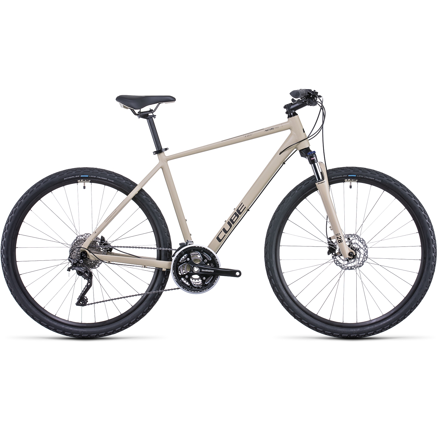 nature-pro-mens-desert-black-1064228.jpg CUBE NATURE Pro - Crossbike - 2022 - desert/black A00 - Image 1