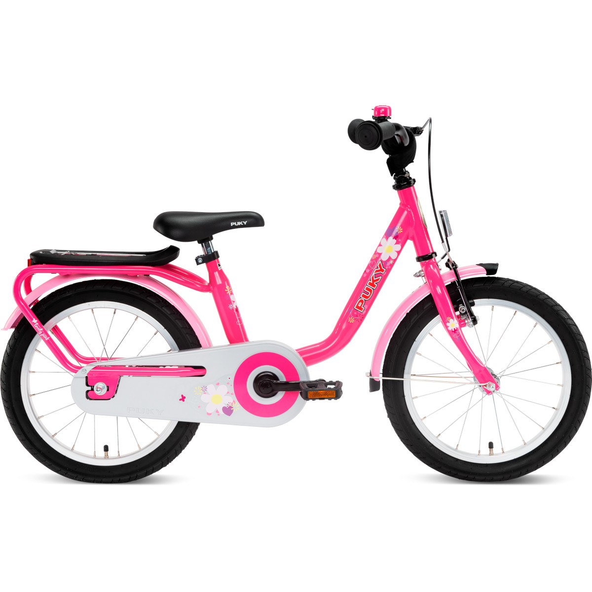 puky-steel-16-pink-1-933390.jpg Puky Steel - 16" Kids Bike - lovely pink - Image 1