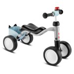 Puky WUTSCH Children's Balance Bike - Bundle incl. Frame Bag - grey racoon