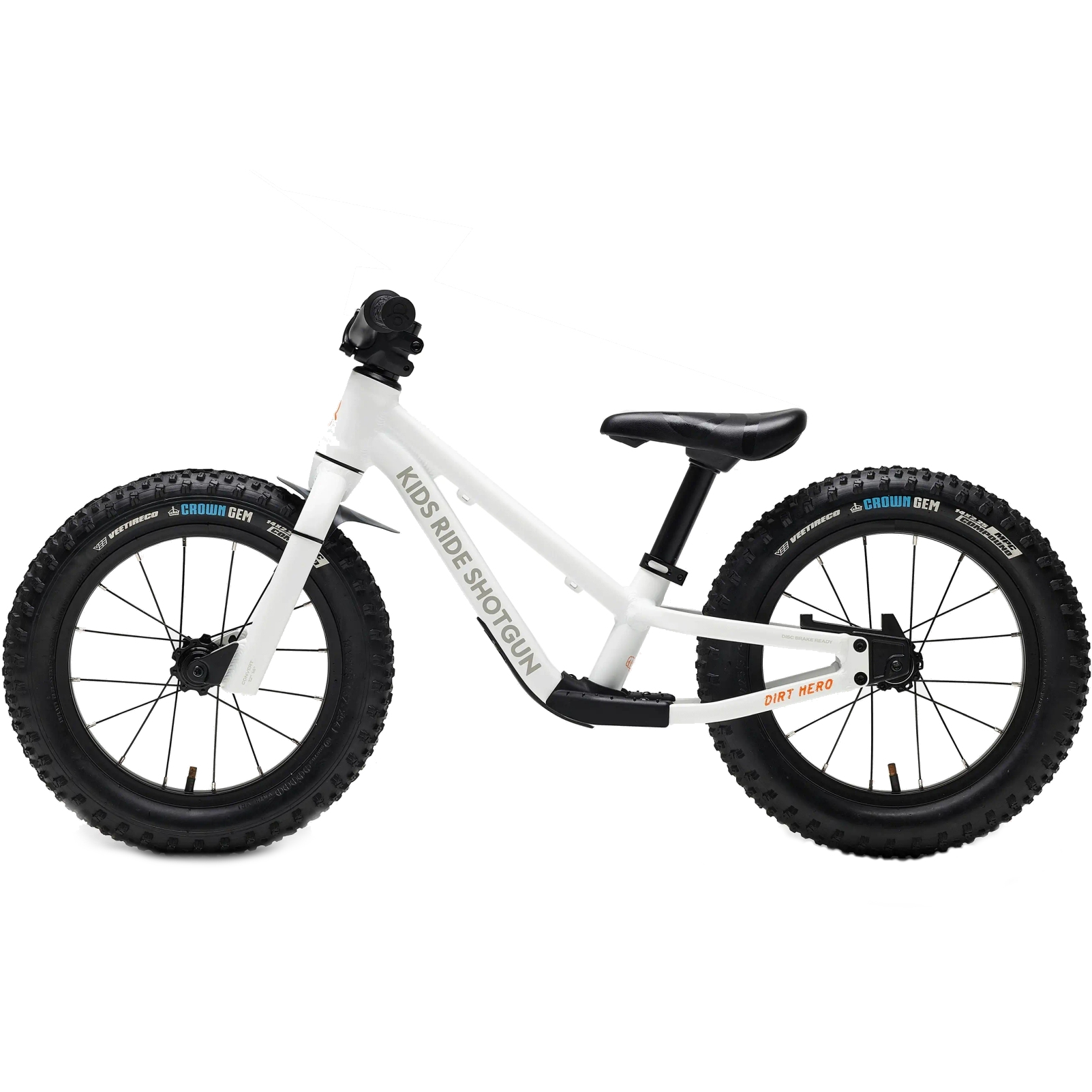 shotgun-kids-ride-dirt-hero-14-childrens-running-bike-white-1-1474187.jpg Shotgun Dirt Hero - 14" Children's Balance Bike - white - Image 1
