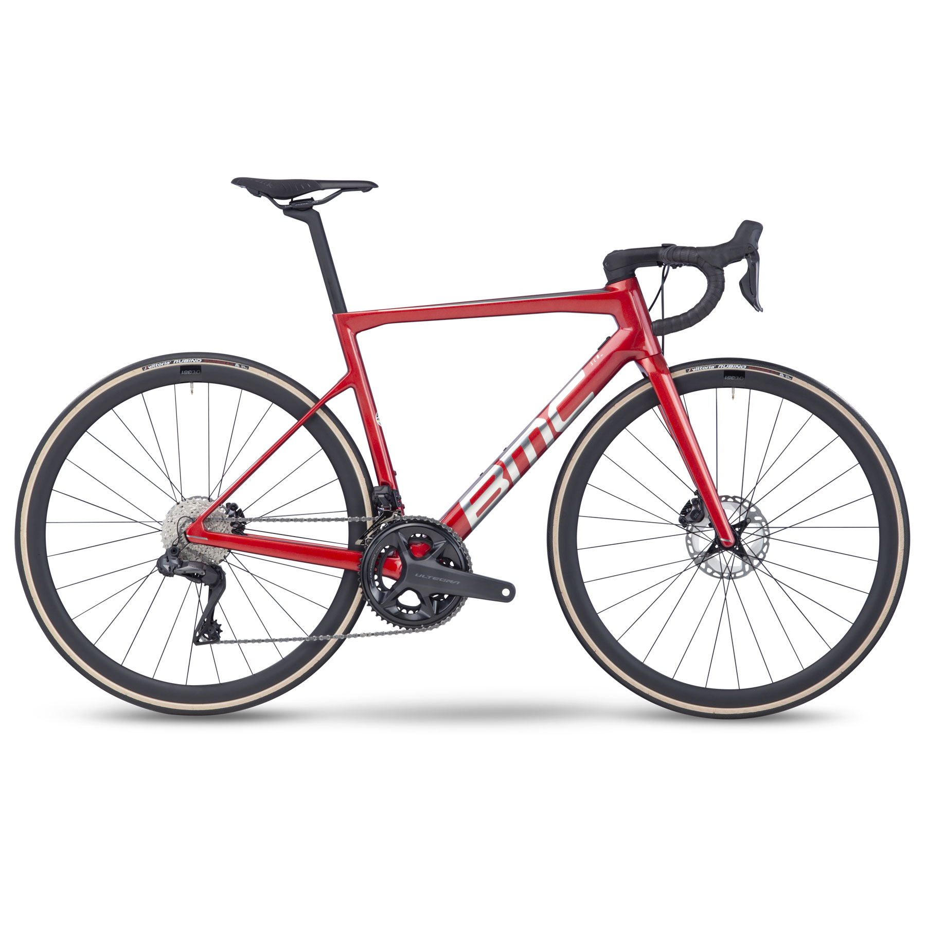 teammachine-slr-one-sideview-1411642.jpg BMC TEAMMACHINE SLR ONE - Carbon Roadbike - 2023 - prisma red / brushed alloy - Image 1