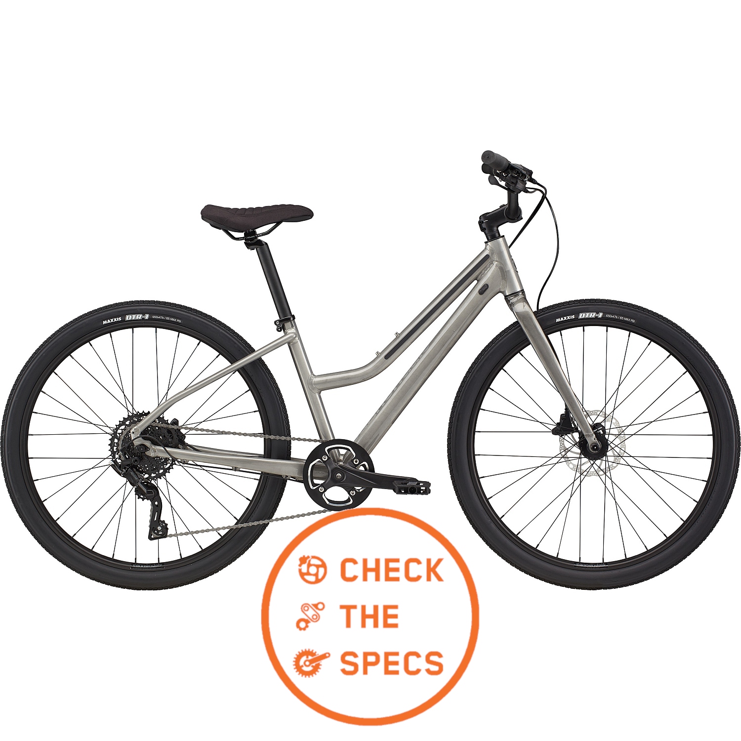 treadwell-2-remixte-ltd-raw-1-1331852.jpg Cannondale TREADWELL 2 Remixte LTD - 27.5" Women City Bike - 2023 - raw A01 - Image 1