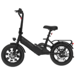 Blutron EB350F 350W Foldable Compact Electric Bike - Black - Image 4